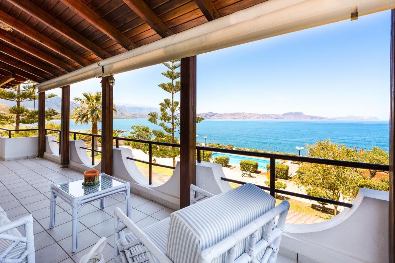 Beachfront Family Villa Katerina With Private Pool, Playground, Bbq & Amazing Sea Views! Petres  Bagian luar foto